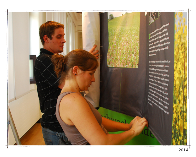 Aufbau einer Wanderausstellung